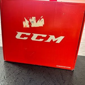 Brand NEW in the box CCM TACKS Goalie skates with Prolite Black blades.